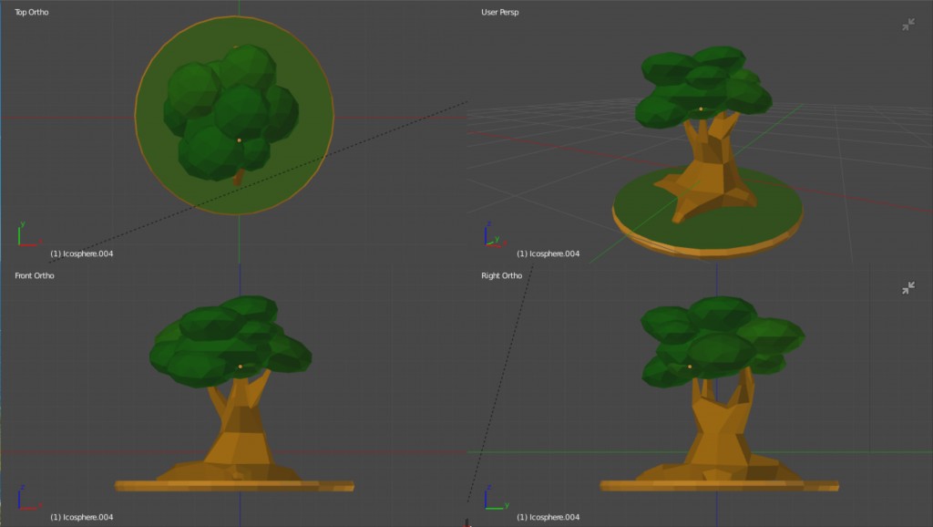 LOW POLY TREE preview image 2